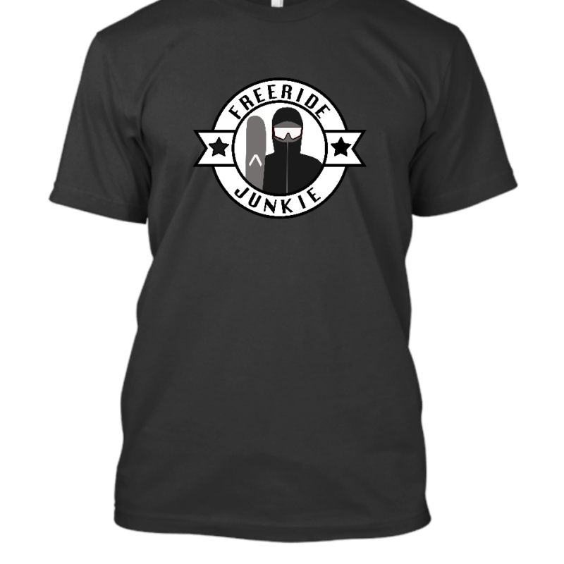 Czarna Koszulka Freeride Junkie Black Logo