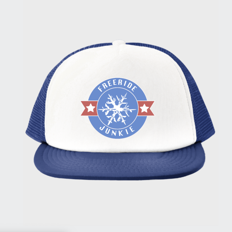 Trackerka Freeride Junkie Blue Logo